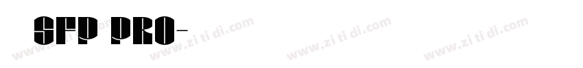 叫SFP PRO字体转换